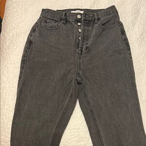 Women's Black High-Waisted Jeans